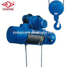 3 phase motor 380V 1 Ton 6M CD1 MD1 Wire Rope Electric Hoist